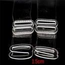 2 Pairs Adjustable Invisible Transparent Clear Bra Shoulder Strap For/Wom ÃŽÂ¸sTEC
