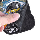 Retro Embroidery Patch Armband Applique Never Die Shoulder Badge f. Hats