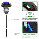 LED Solar Buried Light Waterproof Torch Spotlight Landscape Lighting (B)