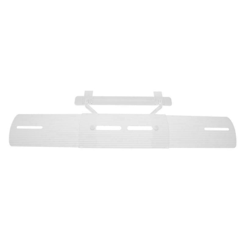 Adjustable Air Conditioner Cover Windshield Air Conditioning Baffle (White)
