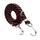 Red Motorcycle Bike Cargo Luggage Helmet Rope Strap Elastic- 100-300cm 300cm
