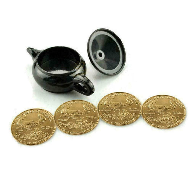Coin changing shift coin thru lamps magic tricks magic Magic P0P4 Lantern.A I2Q3