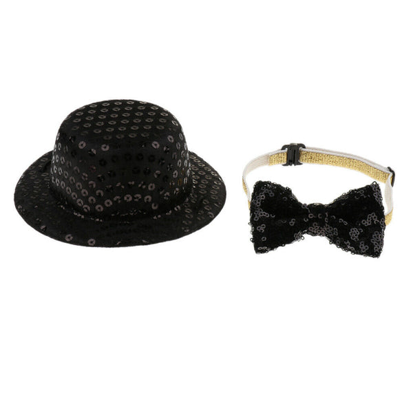 Pet Xmas Costume Accessories Birthday Party Hat Set Headband for Pet from Small