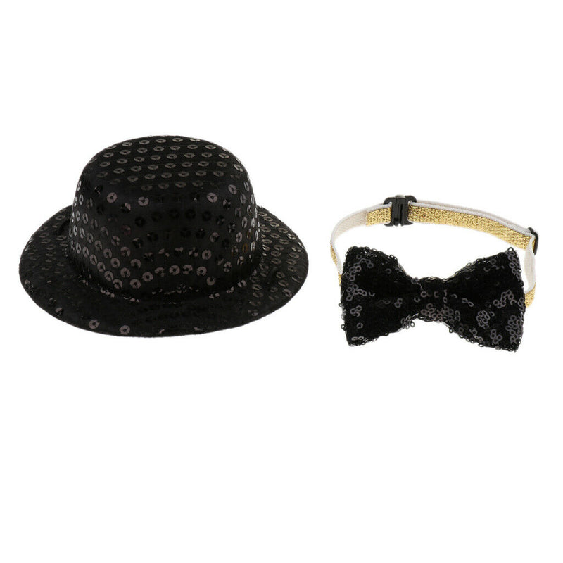 Pet Xmas Costume Accessories Birthday Party Hat Set Headband for Pet from Small