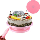 14cm DIY Pan Baking Tool Cake Plate Turntable Rotating Anti-skid Cake Stand 3C