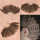 Fashion Feather Ear Cuff Wrap Clip Earring Retro Punk Rock Earrings Ear Clipã€%a