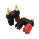 Dual Female Banana-Plug Terminal Binding Post for Speaker Amplifier Hot 1pcs