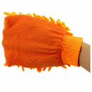 Cleaning Mitt Chenille 4 Pack/21cm*17cm,,Orange J9F3