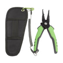 Angling Fishing Pliers Scissors Hook Removal Disgorger Line Cutter  Green
