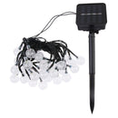 30 LED Solar Ball Light String Outdoor Wedding Decor Garland Fairy Lamp