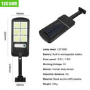 Solar Sensor Waterproof Garden Wall Lamp with Remote Control (C 120 LED)