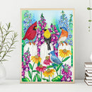 5D DIY Special Shaped Diamond Painting Bird Embroidery Craft Kit Home Decor