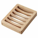Wood Color Soap Box Wooden Soap Holder Y5F6