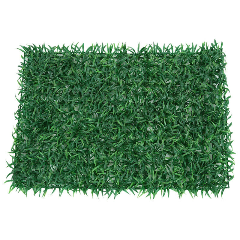Plastic Aquarium Grass Lawn Artificial Landscape, Green