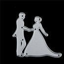 Elegant Dancing Couple Cutting Dies Stencil Scrapbooking Album Paper Card LJ