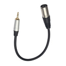 Headset Audio Cable 3.5mm Male To XLR Male Stereo Audio Extension Cable Plug