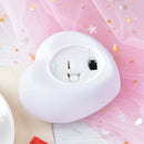 led heart shape colors change kids mini night light baby bedroom children lampLJ