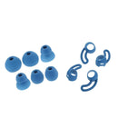3 Pairs S + M + L Ear Tips Earphones Replacement + Earloop Hook Clip for  in-Ear