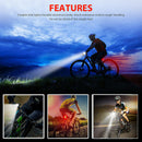 USB  Rechargeable LED Bicycle Headlight Bike Head Light Front Rear Lamp Cycling