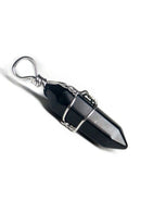 Chic Crystal Bead Stone Pendant for Necklace Black onyx stone
