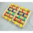 Wooden Foot Roller Massager Reflexology for Stress A3I4