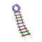 Colorful Bird Ladder Bridge Helps Birds with Balance , Durable & Flexible, Easy
