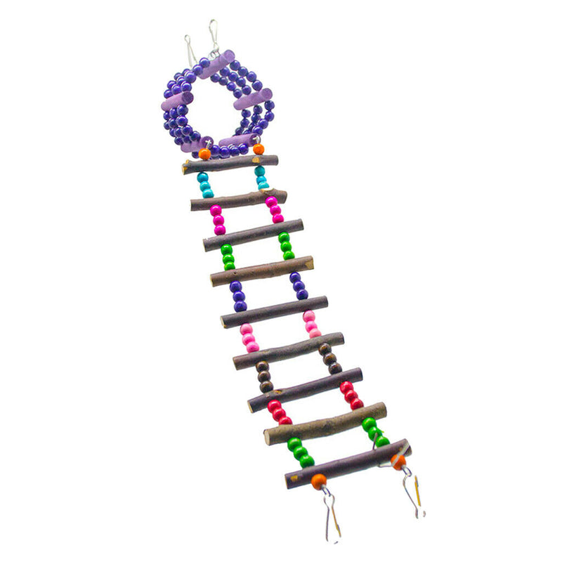 Colorful Bird Ladder Bridge Helps Birds with Balance , Durable & Flexible, Easy