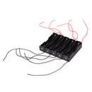 5Pcs Black Battery Storage Box Case Holder For 3.7V 18650X1 Batteriesã€ ME