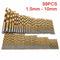 99X High Speed Steel Plated Titanium Twist Drill Straight Shank Drill Hand IXW