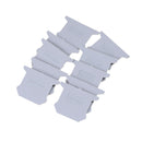 10PCS D-UK2.5 END PLATE Din Rail Uneiversal screw type Terminal Block B Ew