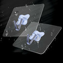 6pcs Durable Adhesive Hooks Strong Sticky Kitchen Wall Hanger Ceiling Hooks SP