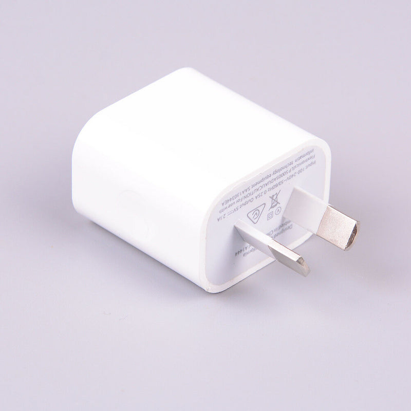Universal travel 5V 2A dual USB AC wall home charger power adapter AU plug phoM&