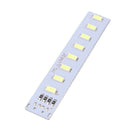 1pc 8 SMD LED PCB Short Rectangle Light Source Aluminum Plate For USB Lighting3C