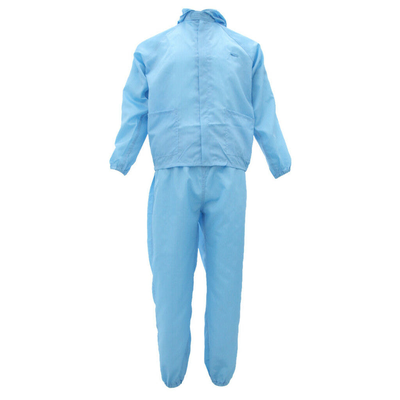 Split Overall Protective Painting Decorating Coverall Suit Dressing Blue L