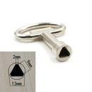 Elevator universal triangular key train door key heating valve water valve key Z