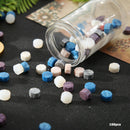 100pcs Retro Octagon Fire Painting Pills Sealing Wax Granules Stamping Envelopes