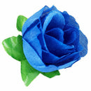50 artificial roses, 3 cm tall, wedding decoration, navy blue G7W6