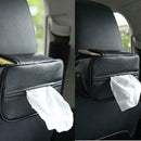 Car PU Leather TISSUE BOX Holder Paper Napkin Seat Back Bracket Durable DXV