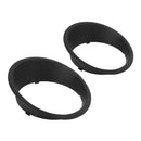 1 Pair Front Light Headlight Trim Cover Bezels for Jeep Wrangler JK 07-17 A