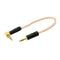 3.5mm Stereo 90 degree Male To Male Car Aux Auxiliary Audio Cable Cord