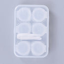 3 Pairs Contact Lens Case Myopia Glasses Mate Box Cosmetic Contact Storage B Hn