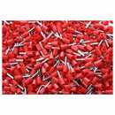 Red PVC Sleeve Insulating Pin Terminals Connector for 19 AWG 1000 Pcs