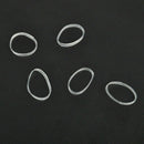 Hot 500pcs Hair Tie Band Ponytail Holder Elastic Rubber Clear White Women Girls