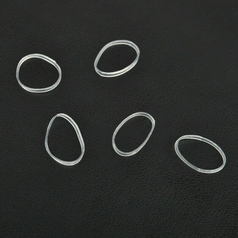 Hot 500pcs Hair Tie Band Ponytail Holder Elastic Rubber Clear White Women Girls