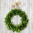 Leaf / Flower Wreath, 17.7 Inch Eucalyptus Wreath Round Wreath Front Door G Z5S4