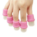 10 Pcs Wearable Nail Soak Soakers Polish Remover Acrylic UV Gel Cap Special Tool