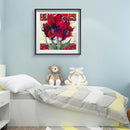 5D DIY Diamond Painting Bright Flower Full Round Drill Embroidery (LG138)