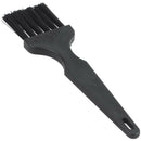 Black 4 x 4cm Plastic Flat Handle Anti Static ESD Brush