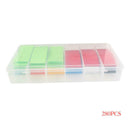 280x PVC Heat Shrinkable Tubes for Li-ion 18650 Battery 8 Colors Wrap Kit