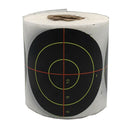 250 Packs 3'' Fluorescent Yellow   Paper Target Stickers
